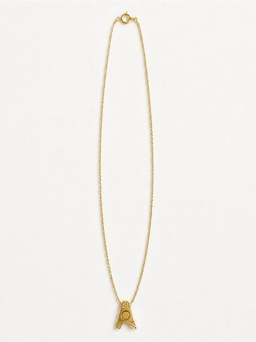 Delicate Gold Letter A Pendant Necklace - Women's Jewelry